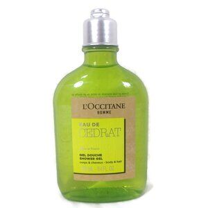 L'Occitane Men's Eau De Cedrat Shower Gel Body & Hair 250ML NEW